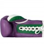 Raja Boxing "Single" Боксерские Перчатки Тайский Бокс Шнурки Purple-Green